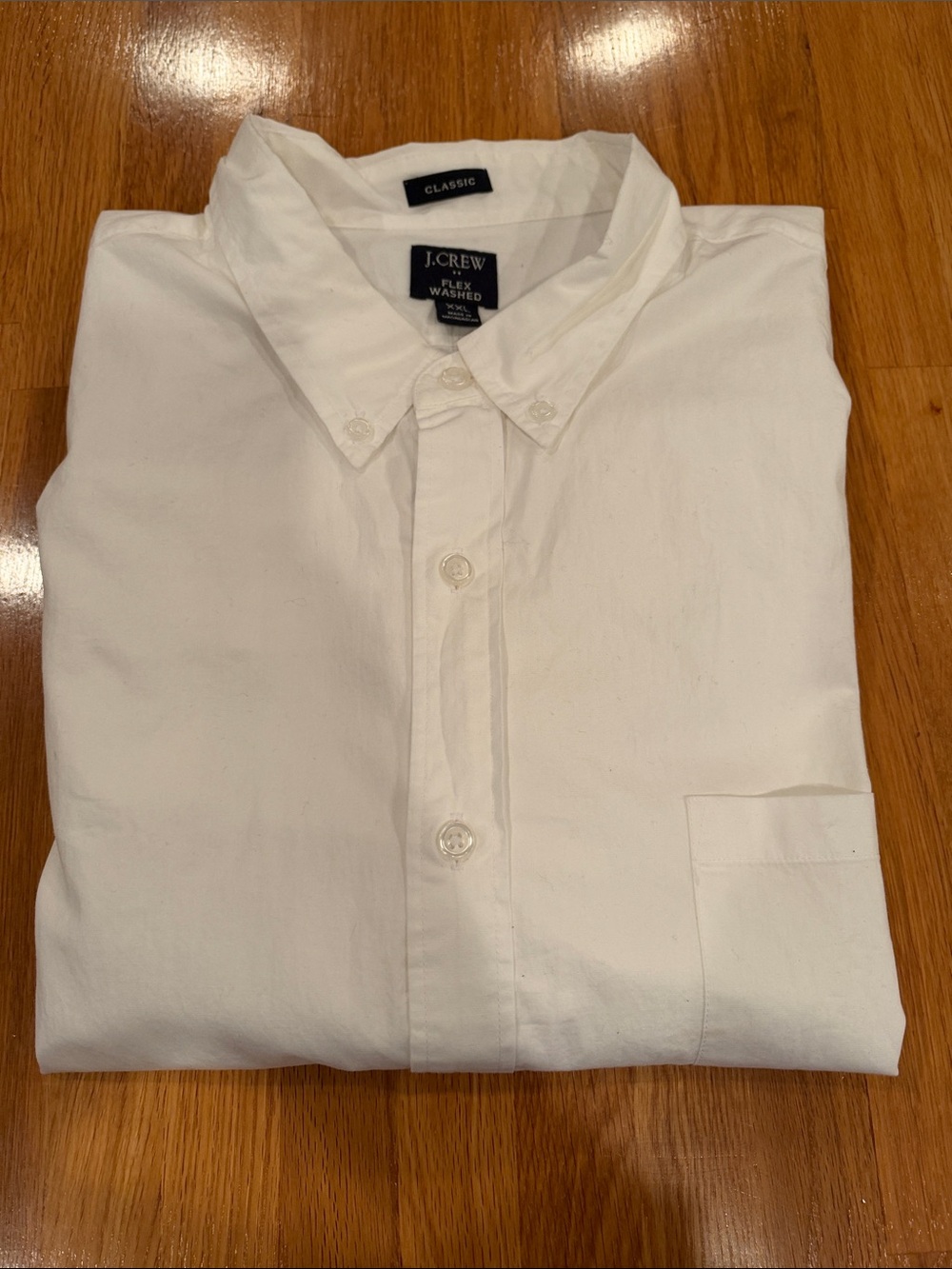 J. Crew White Men's Button-Down Shirt